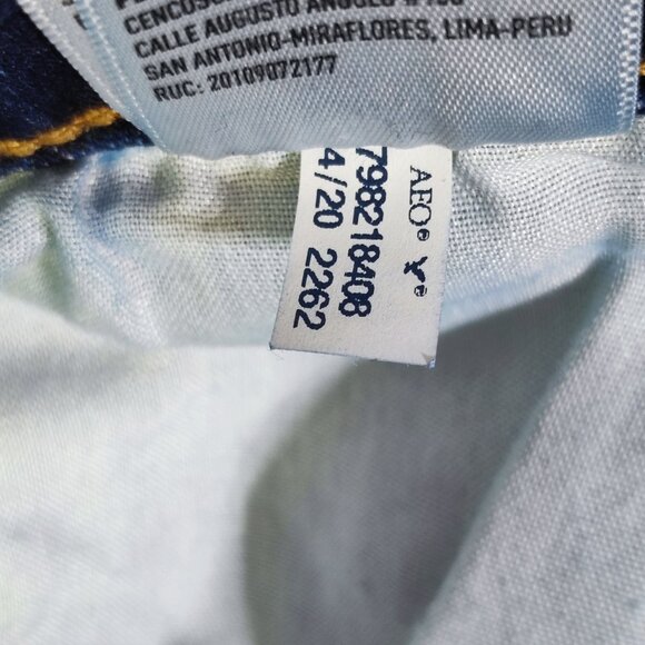 American Eagle ne(x)t level stretch jeggings women's size 4 Long ink blue - Picture 9 of 16